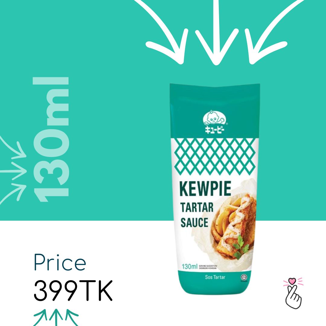Kewpie Sandwich Spread 130ml – Tartar Sauce (Expiry: 21/09/2026)