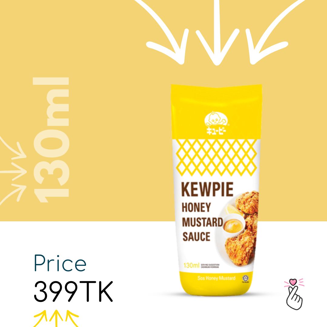 Kewpie Sandwich Spread 130ml – Honey Mustard (Expiry: 10/10/2026)