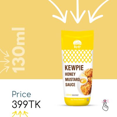 Kewpie Sandwich Spread 130ml – Honey Mustard (Expiry: 10/10/2026)