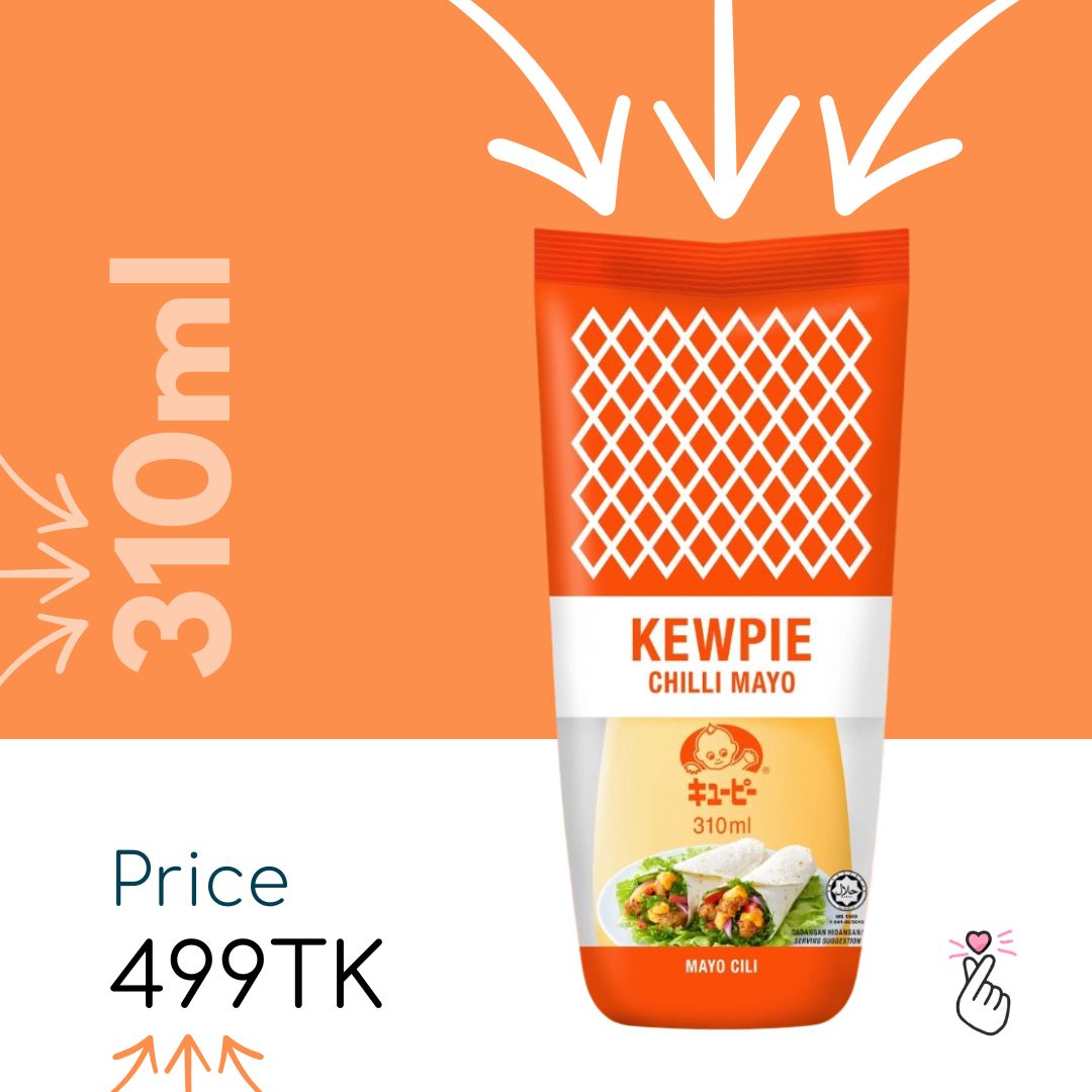 Kewpie Mayo 310ml - Chilli Mayo (Expiry: 01/07/2026)
