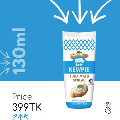 Kewpie Sandwich Spread 130ml – Tuna Mayo (Expiry: 12/07/2026)