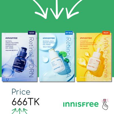 Innisfree Gel Mask Combo