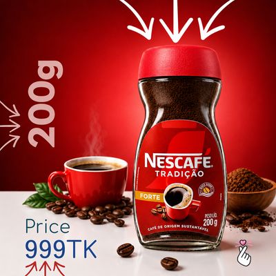 Nescafe 200g – Tradição Forte (Expiry: 01/02/27) Nescafe 200g – Tradição Forte (Expiry: 01/02/27)