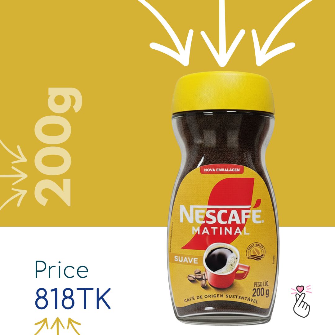 Nescafe 200g – Matinal Sauve (Expiry: 01/02/27)