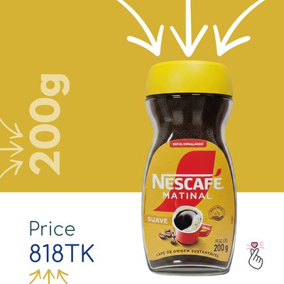 Nescafe 200g – Matinal Sauve (Expiry: 01/02/27)