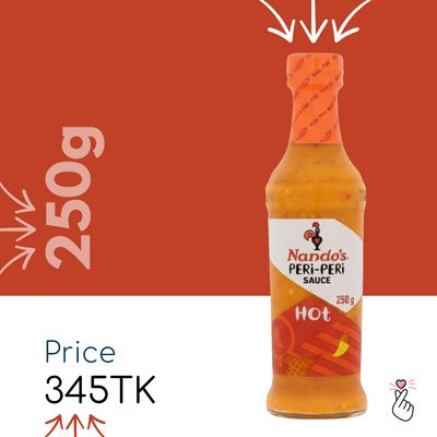 Nando’s Peri Peri Sauce 250g - ExpiryMay2027 - HOT
