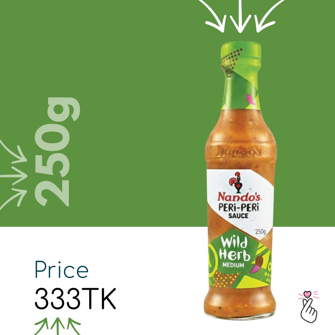 Nando’s Peri Peri - Wild Herb Sauce 250g (Expiry Aug26)