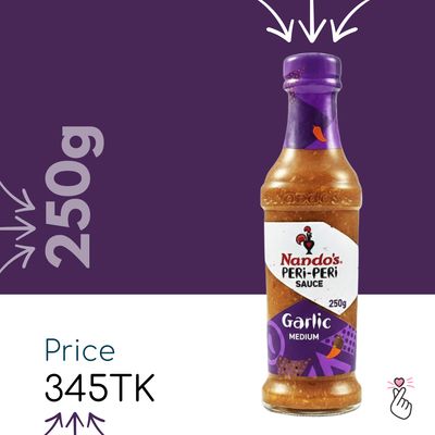 Nando’s Peri Peri Sauce 250g  - ExpiryMay2027 - GARLIC