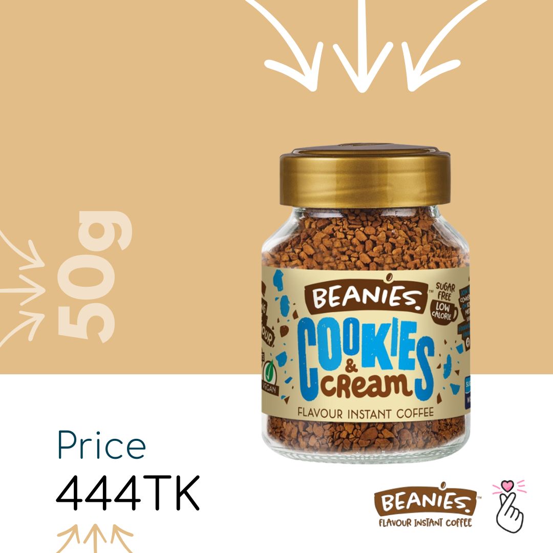 <B24> Beanies 50g - Cookies &amp; Cream