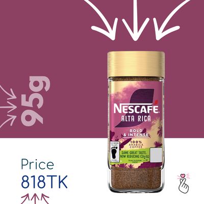 Nescafe Alta Rica 95g - Expiry: Apr 2027