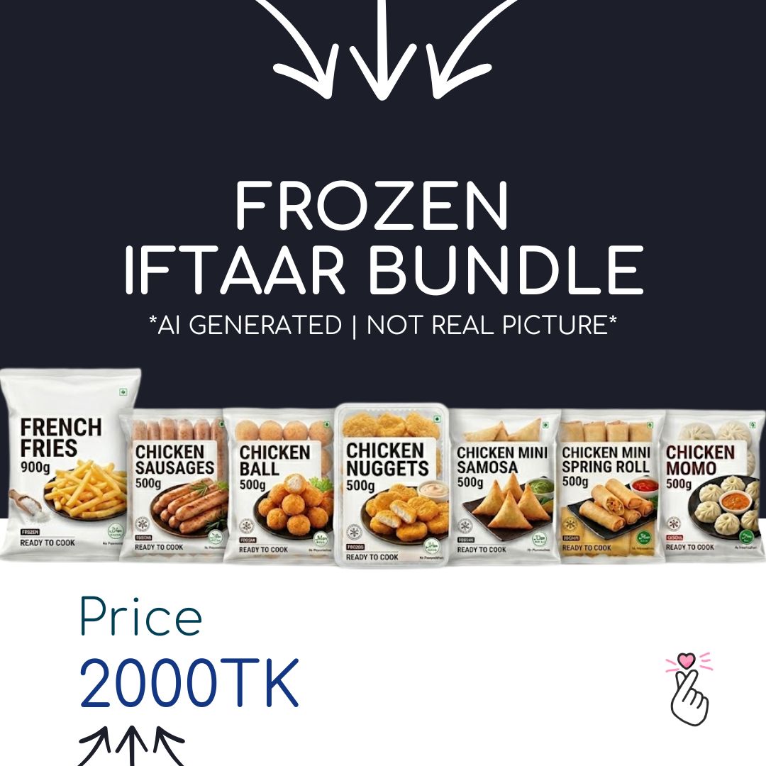 Frozen Iftaar Bundle - Instant Delivery - 7 items - 3900g