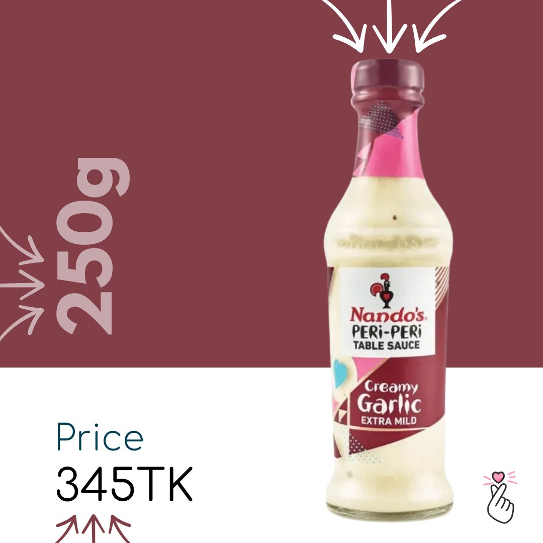 Nando’s Peri Peri Sauce 250g - ExpiryAug2026 - CREAMY GARLIC