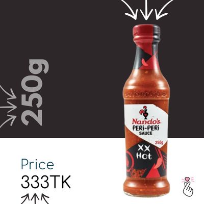 Nando’s Peri Peri Sauce 250g - ExpiryAug26 - XX