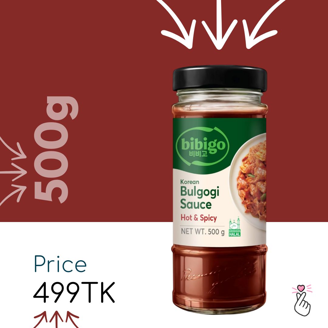 Bibigo Korean Bulgogi Sauce 500g - Hot &amp; Spicy