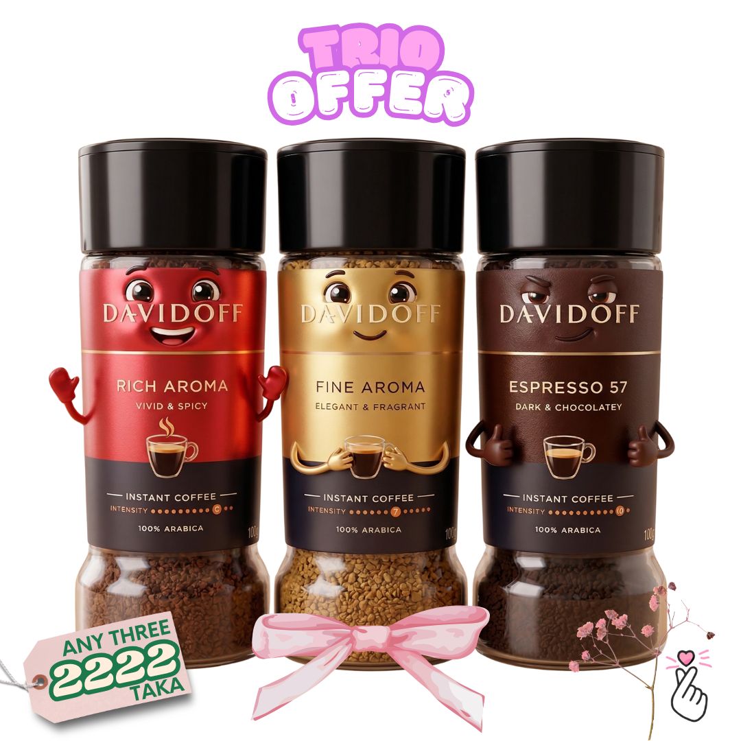 Davidoff Coffee Trio - Choose any three (Expiry: Jan2027)