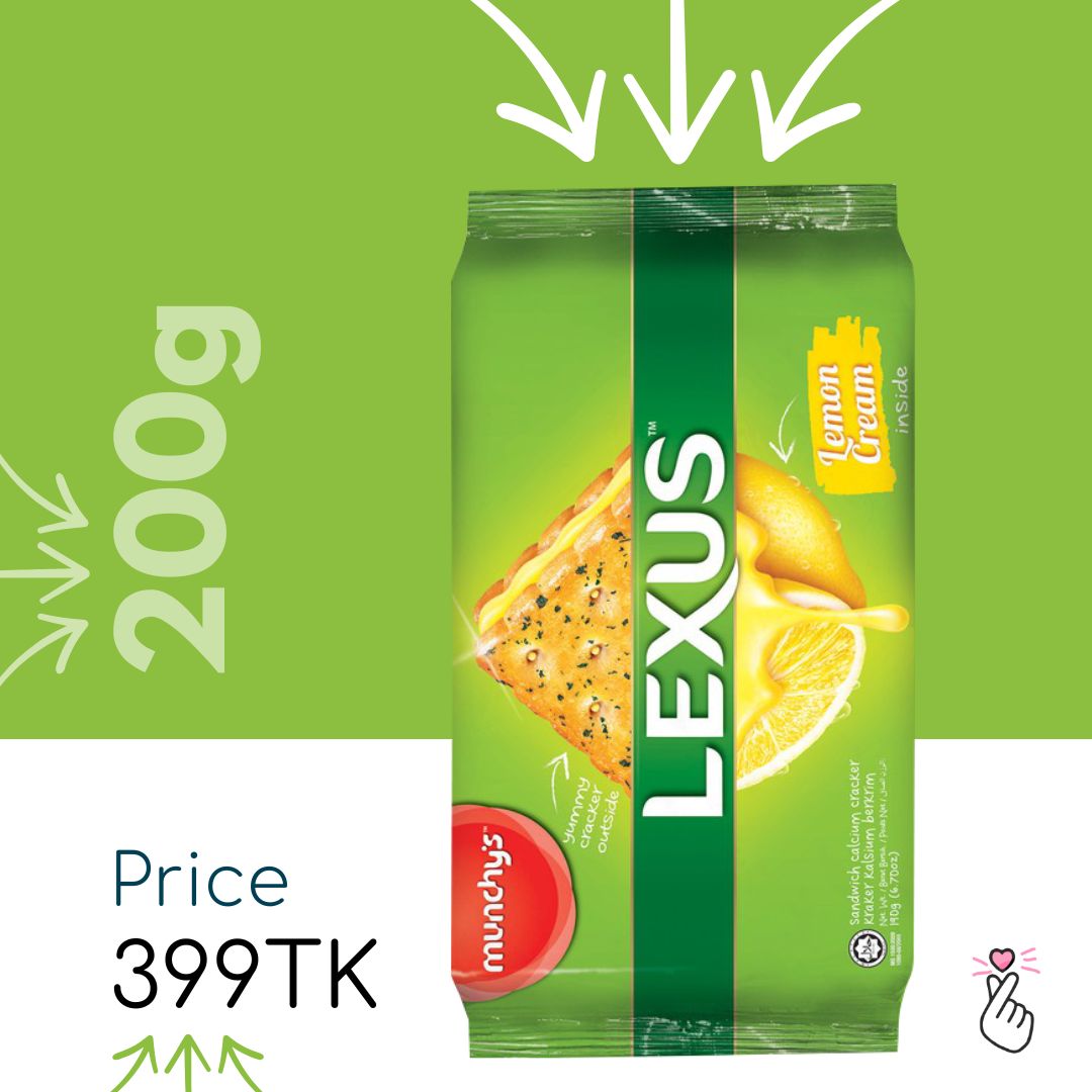 Lexus Cream Biscuits 200g Malaysia - Lemon Cream