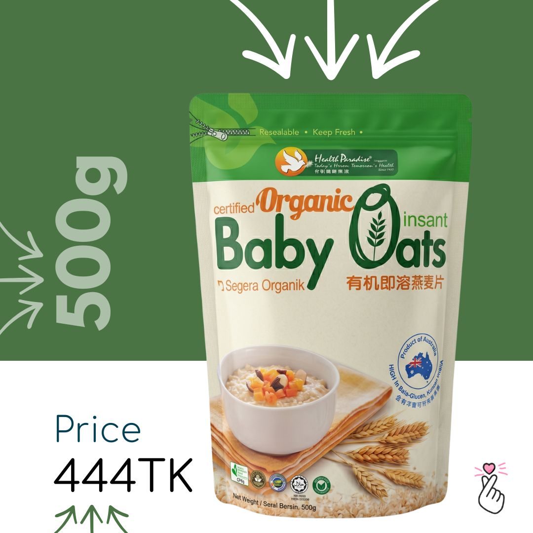Health Paradise Organic - BABY OATS 500g - Malaysia