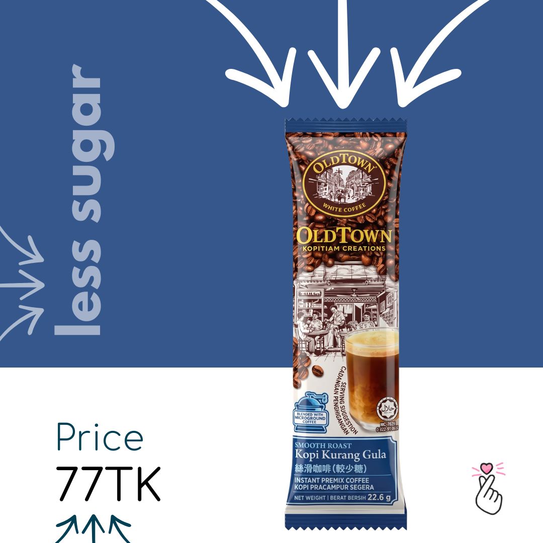 OldTown Sachets - Kopi Less Sugar