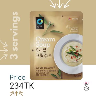 Daesang Cream Soup 60g - 3 servings