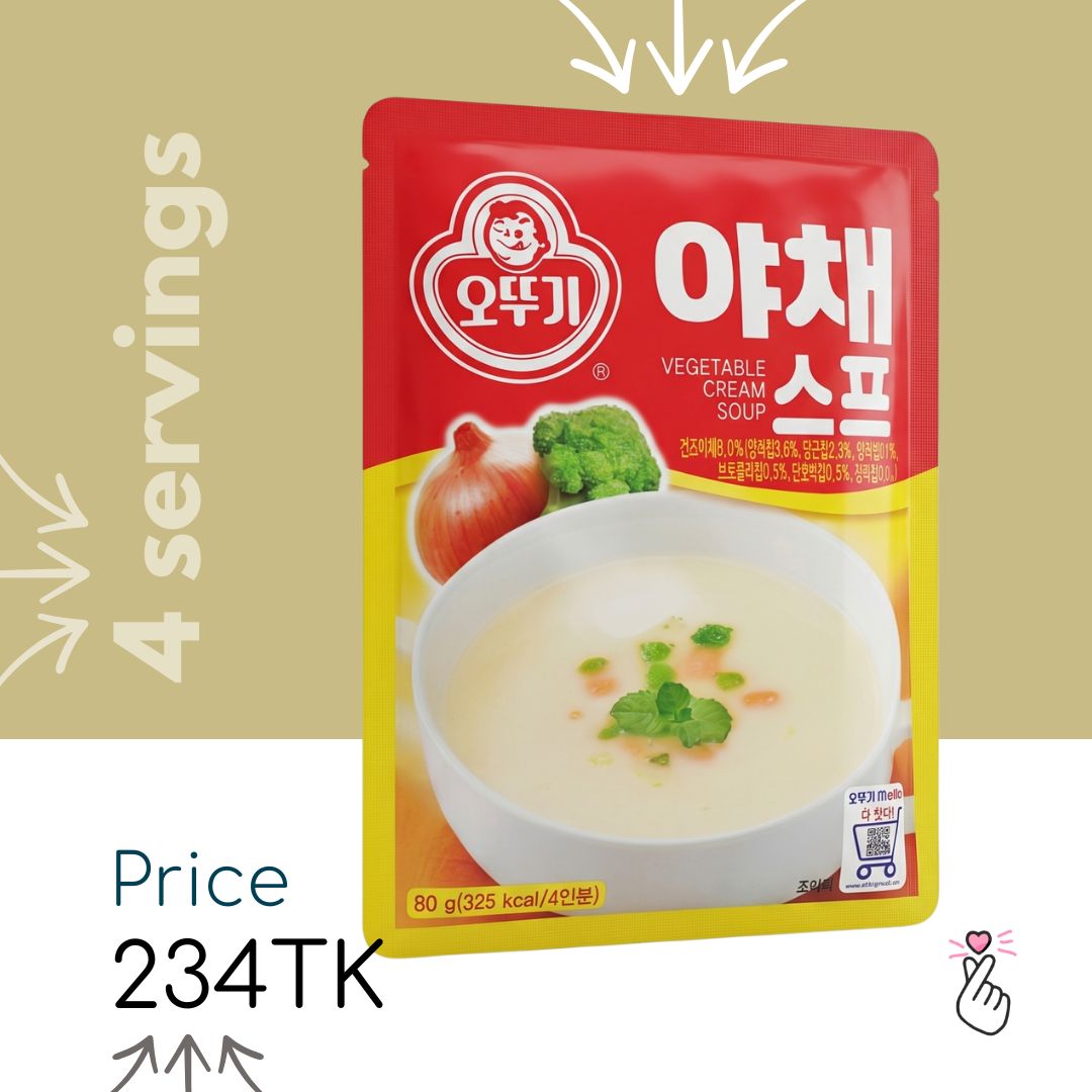 Ottogi Vegetable Cream Soup - 4 servings
