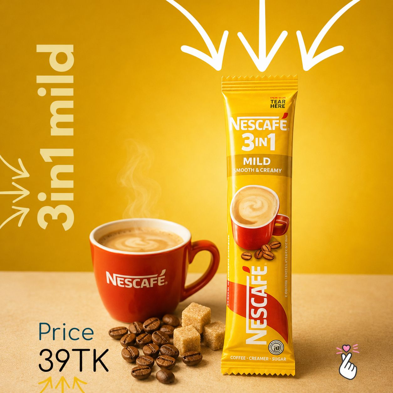 Nescafe Malaysia 3in1 Sachets - MILD