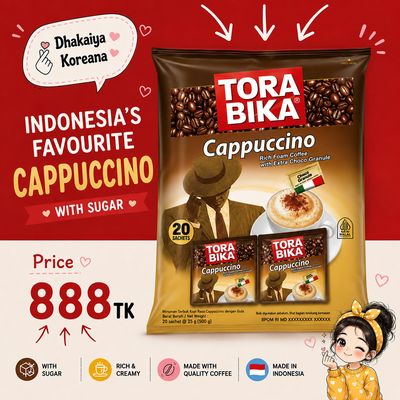 Tora Bika With Sugar - 20x25g (Expiry: Jan 2027)