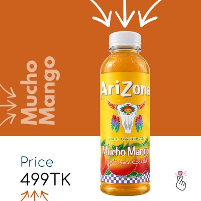 Arizona - Fruit Juice Cocktail - Mucho Mango 591ml