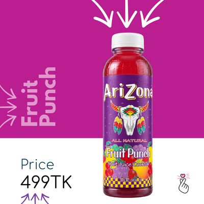 Arizona - Fruit Juice Cocktail - Fruit Punch 591ml