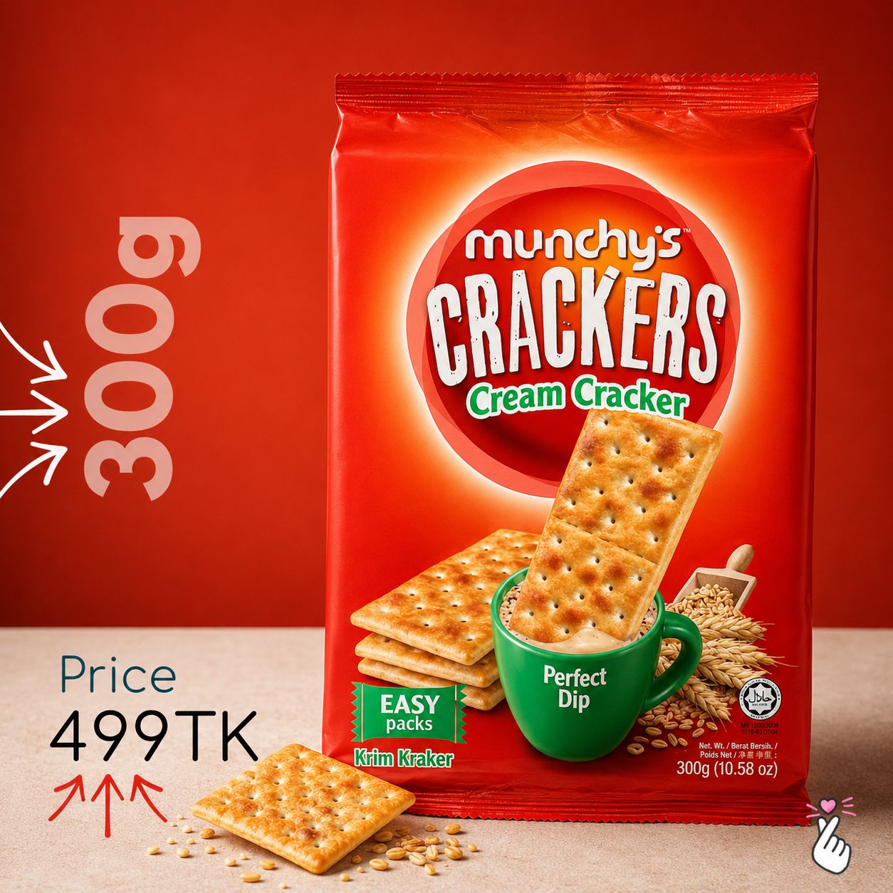 Munchy’s Cream Crackers 300g