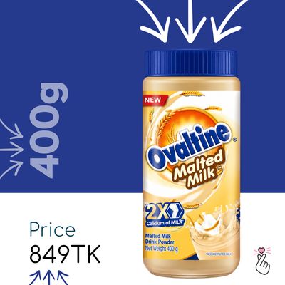 Ovaltine MALTED MILK Thailand 400g