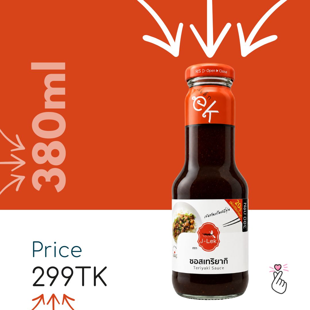 J-Lek Teriyaki Sauce (Thailand) 390g