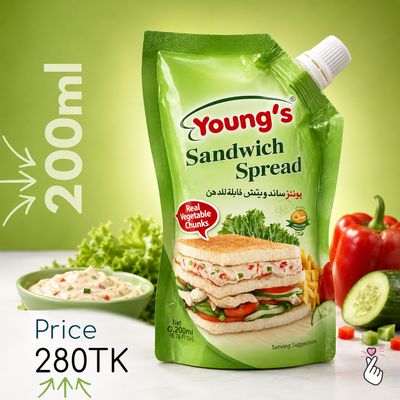 Young's Pouch 200ml - Sandwich Spread