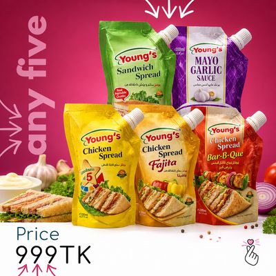 Young's PENTA Offer - 200ml pouch x ANY FIVE