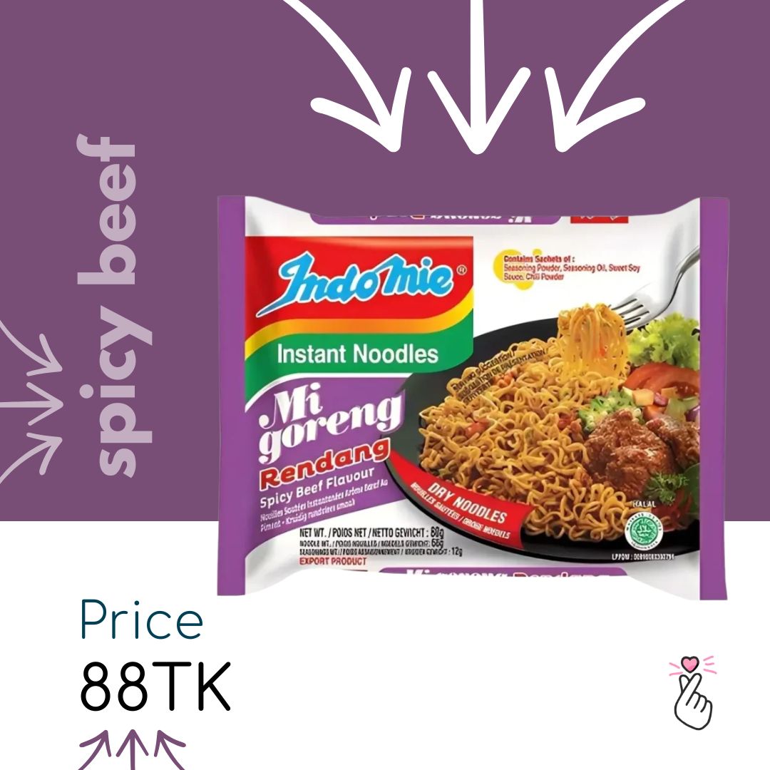 Indomie Rendang Spicy Beef