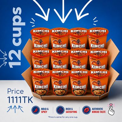 Nongshim Full Carton  - 12 x SHIN KIMCHI Cup