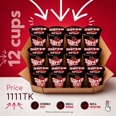 Nongshim Full Carton  - 12 x SHIN SUPER SPICY Cup