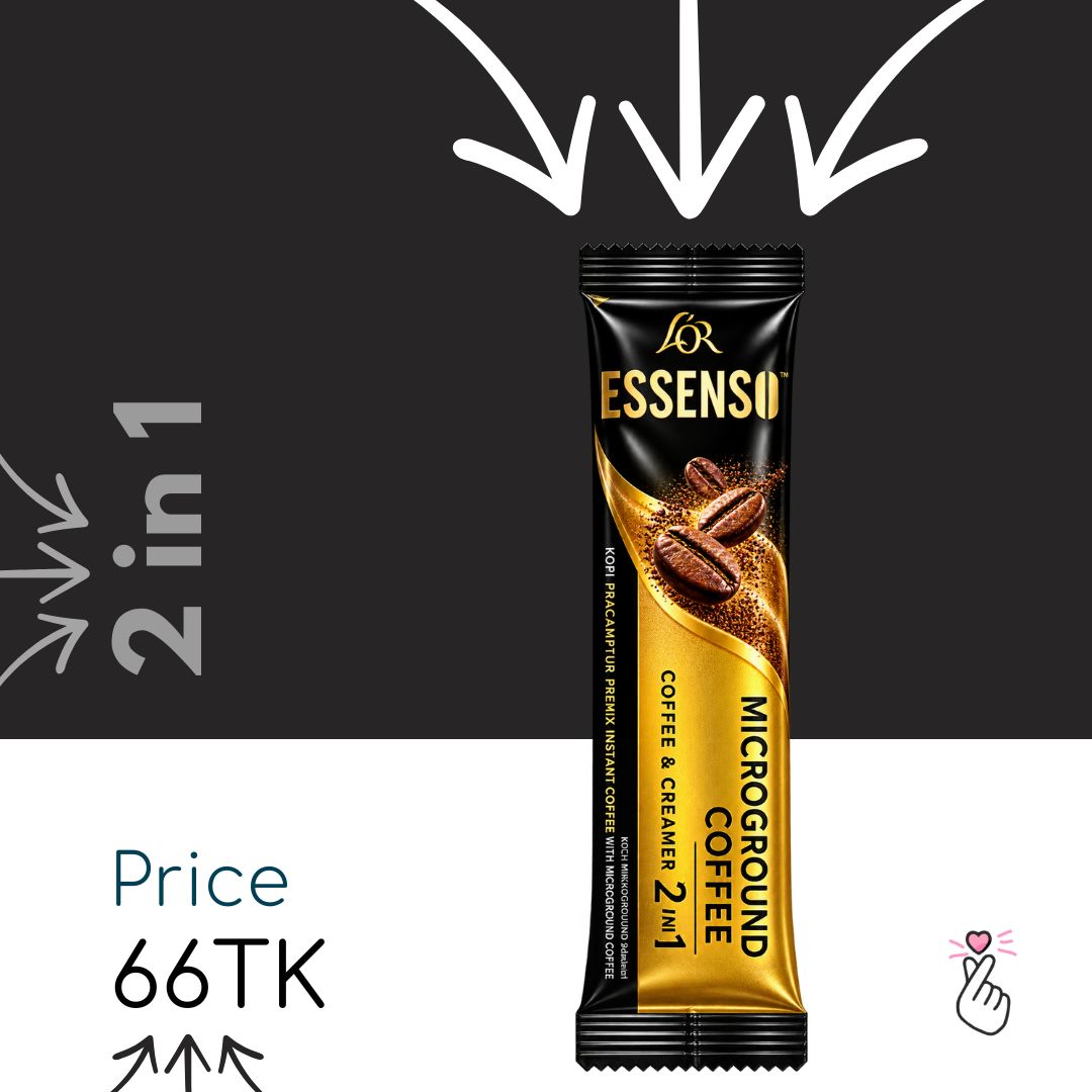 <Dk42> Essenso Sachets - 2in1 - Rich &amp; Aromatic (Yellow)