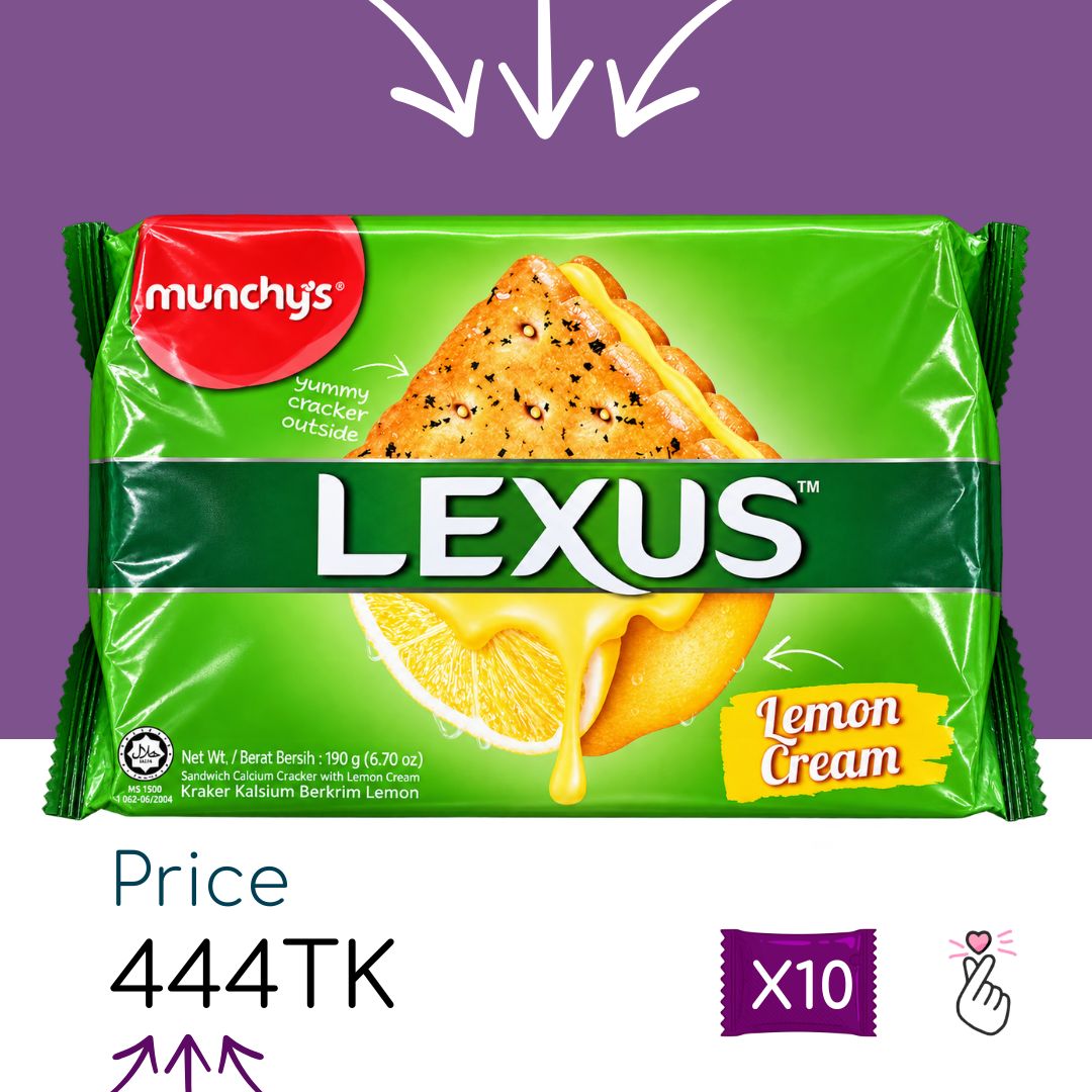[C24] Lexus - Lemon 190g - 10 sachets (Expiry: 01/12/26)