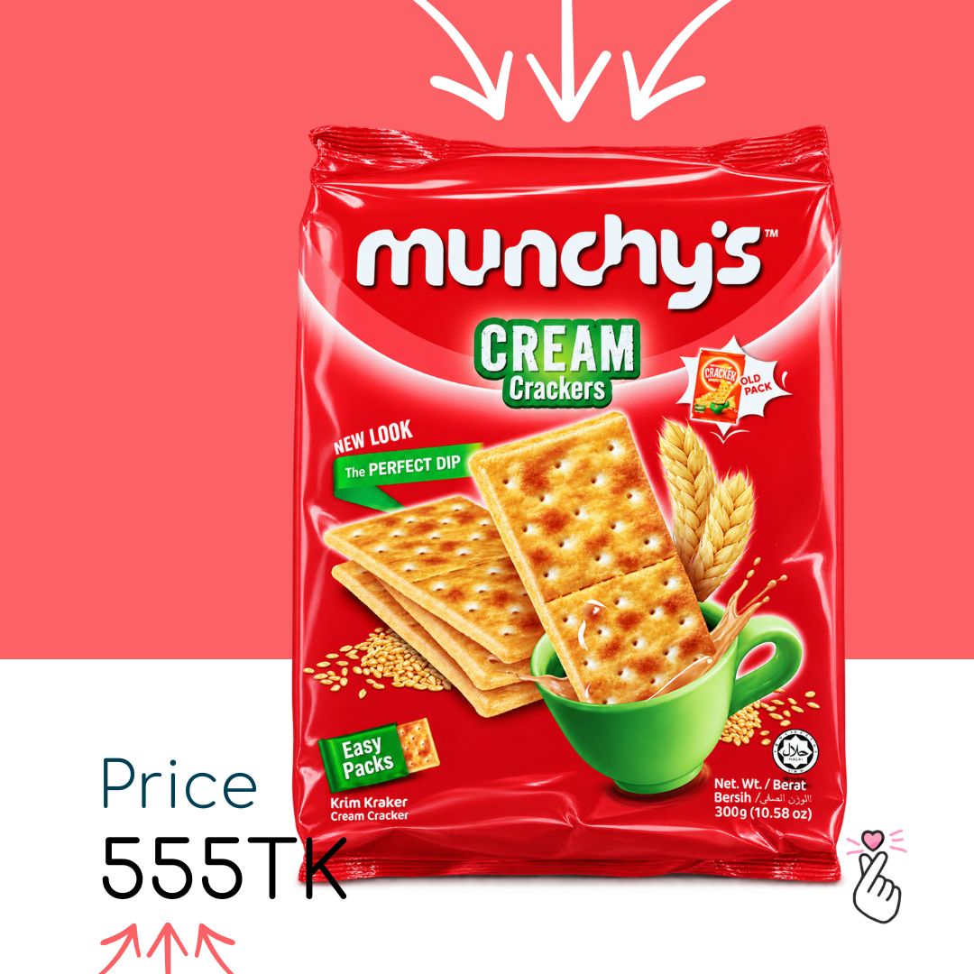 [C25] Munchy - Cream Crackers 300g (Expiry: 26/10/27)