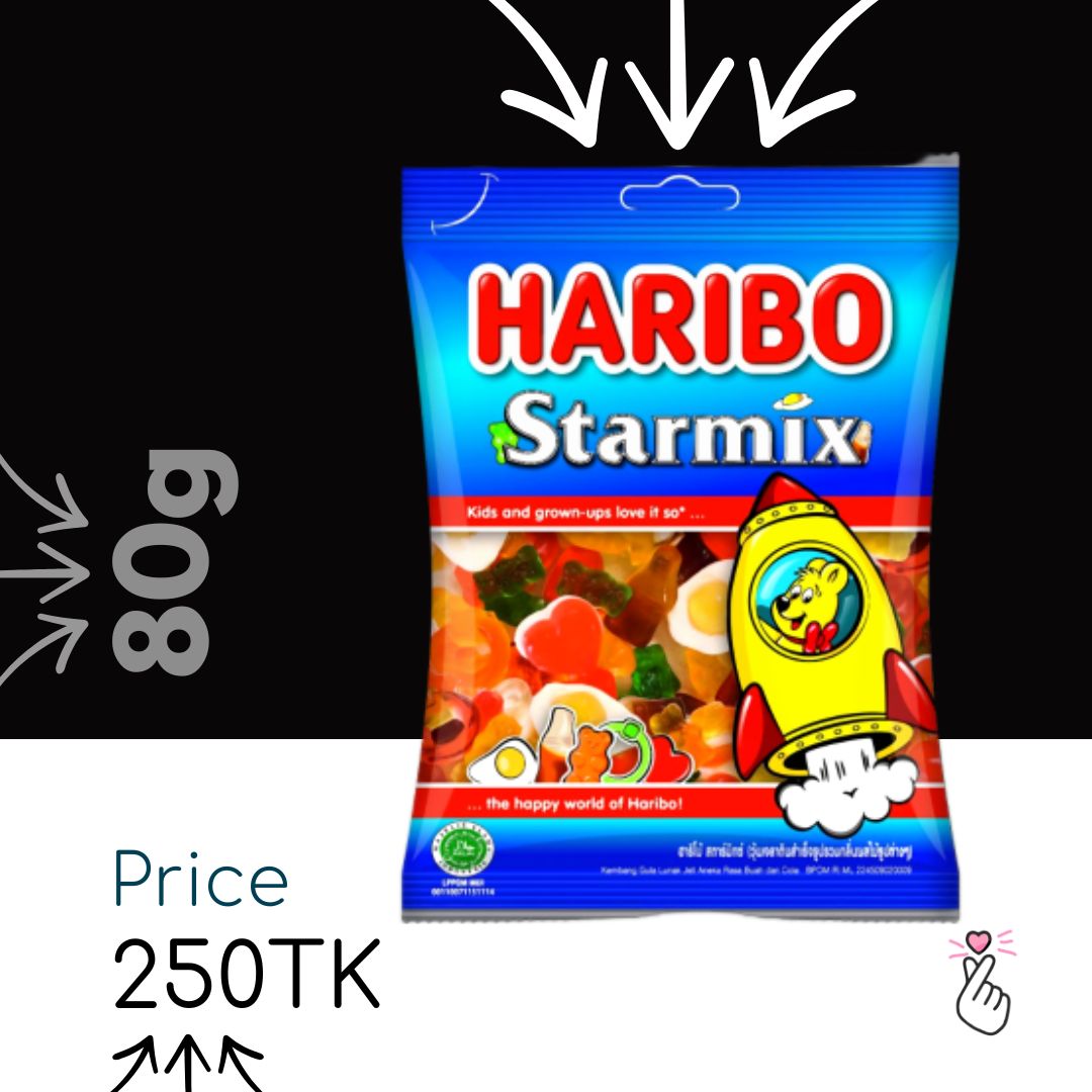 Haribo 80g - Starmix