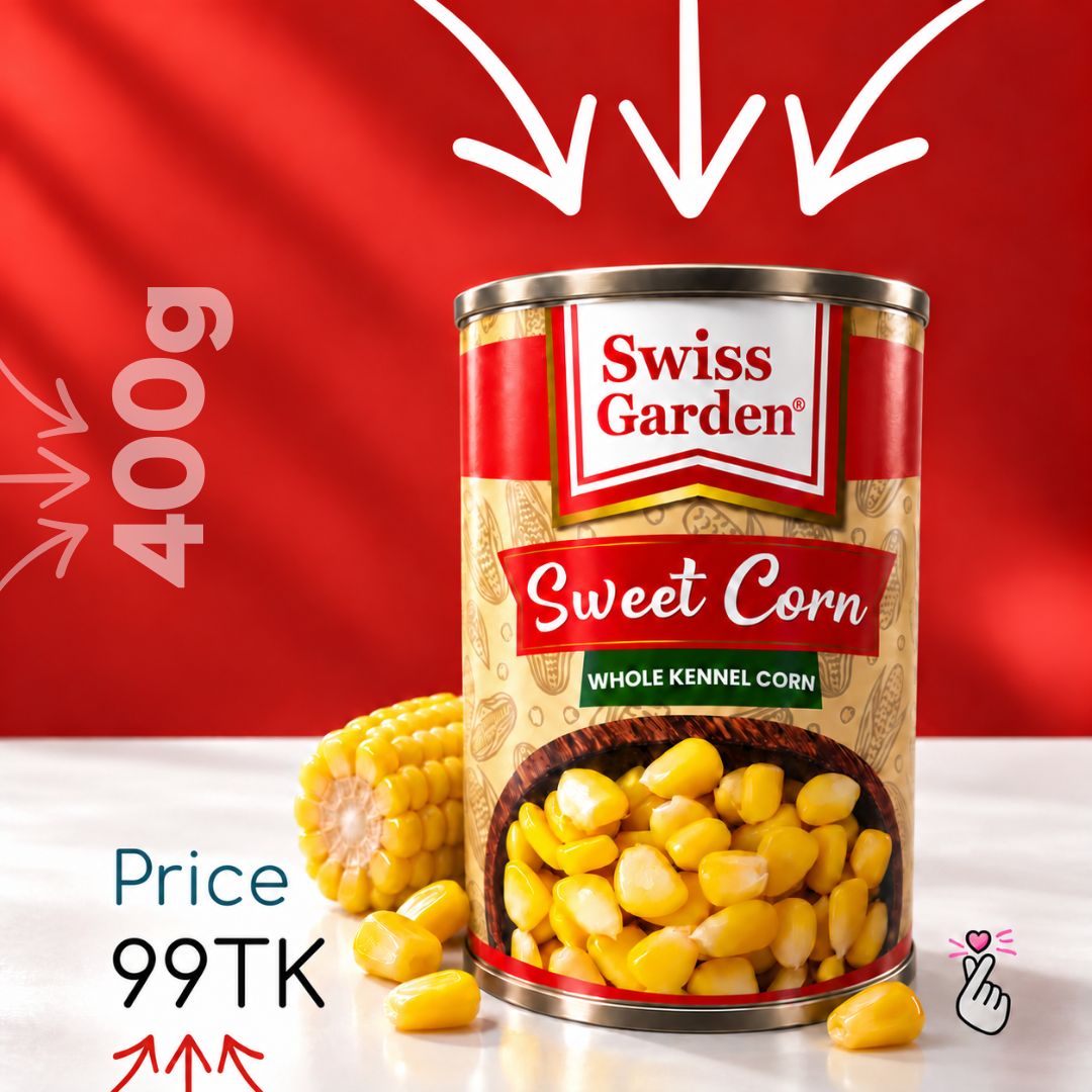 Swiss Garden 400g Can - Sweet Corn