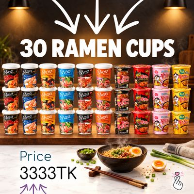 30 Ramen Cups (Samyang+iMee)