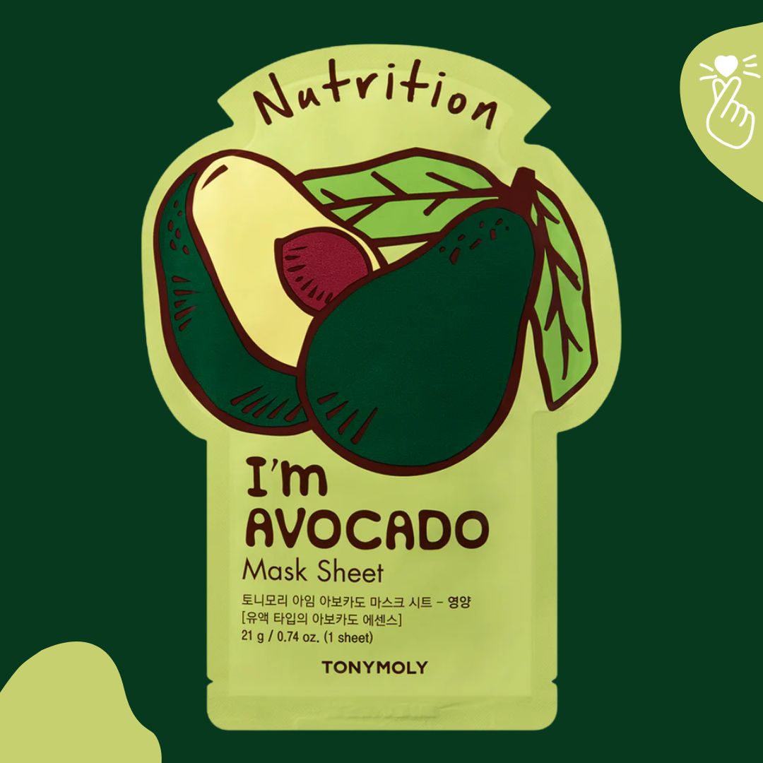 Tony Moly - I'm Real Sheet Mask - Avocado (Expiry: 28/11/2026)
