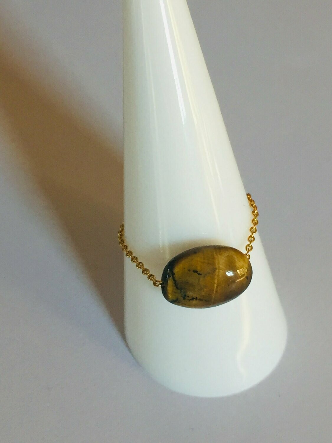 L'OEIL DU TIGRE EN CHAÎNETTE