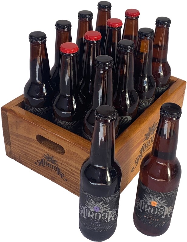 Medio Carton de cerveza Airosa (12 botellas de 12 oz.)