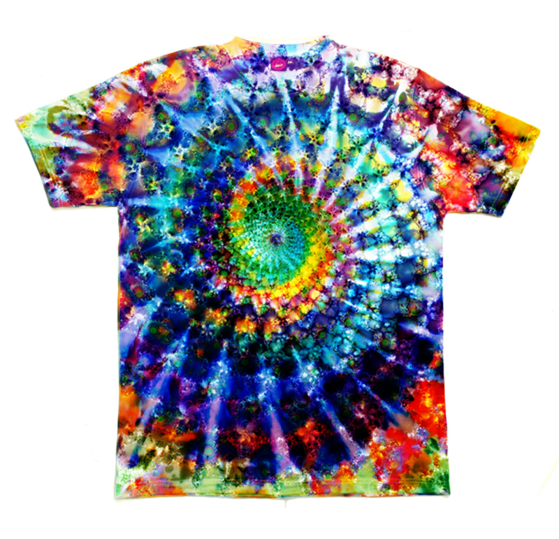 Fractal Tie-Dye T-Shirt 3