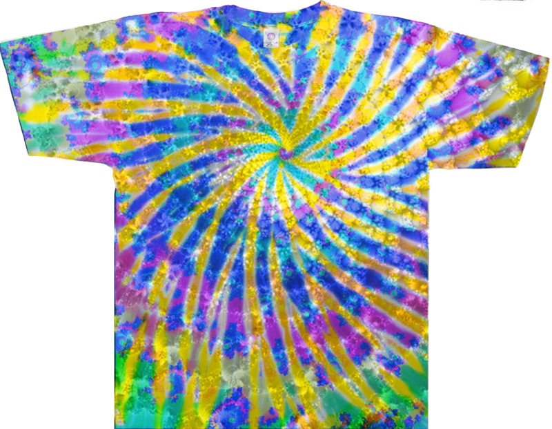 Fractal Tie-Dye T-Shirt 2