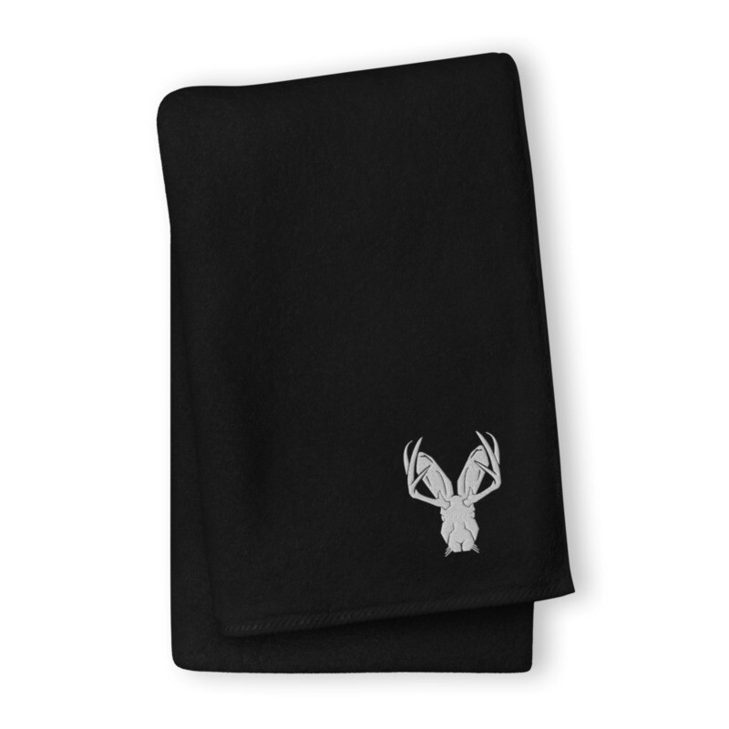 MYTH White Jackalope Oversized Turkish cotton towel