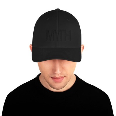 MYTH Blacked Out Structured Twill Cap