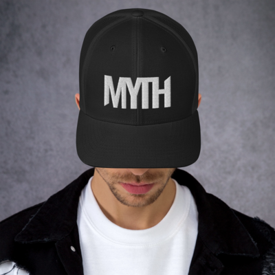 MYTH Black & White Trucker Cap